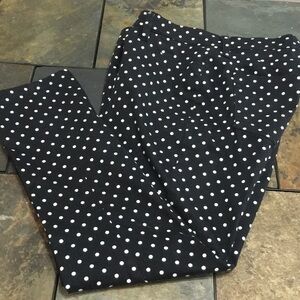 Lauren Ralph Lauren Black/white Polkadot capri